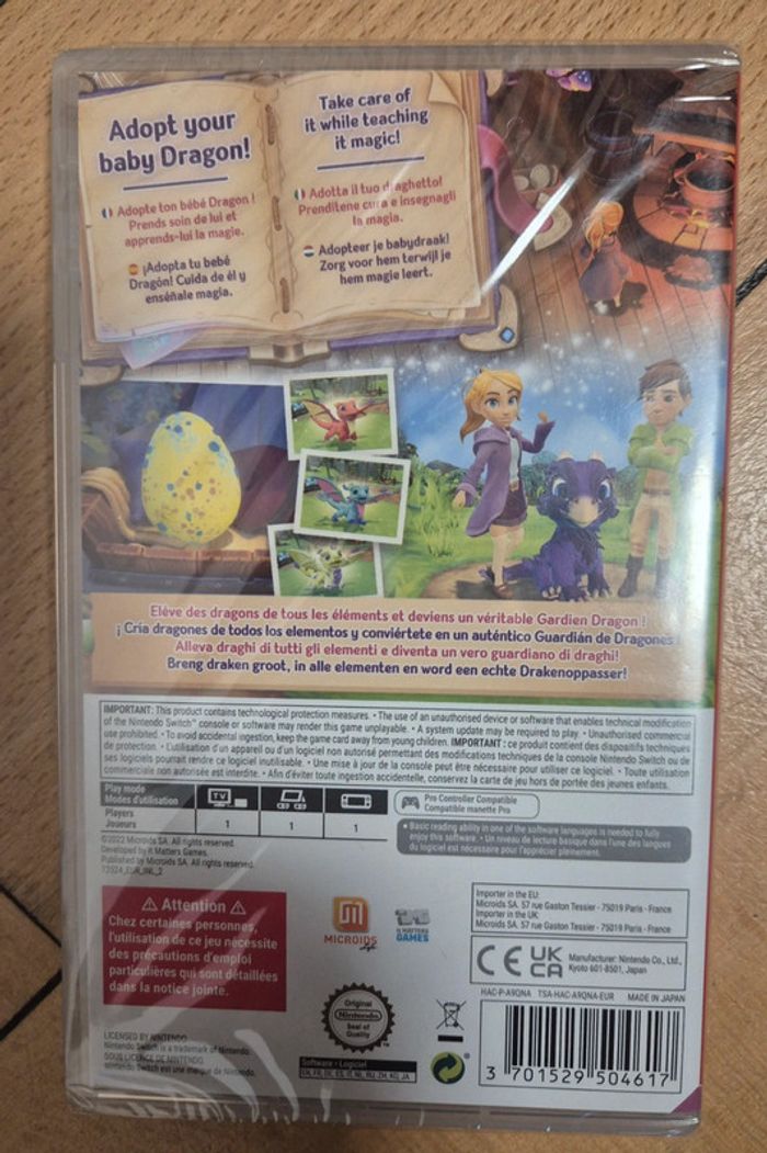 My baby Dragon. Neuf sous blister. Nintendo Switch compatible Switch Lite et Oled. - photo numéro 2
