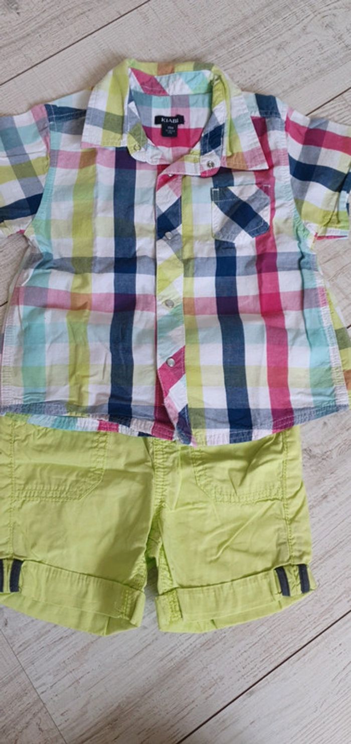 Ensemble short + tee-shirt manches courtes kiabi