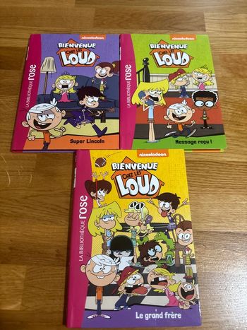Lot 3 livres Bienvenue chez les Loud