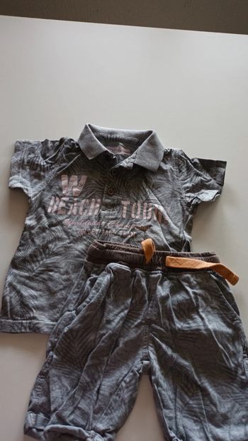 Ensemble short et t-shirt pour garçon  ans
