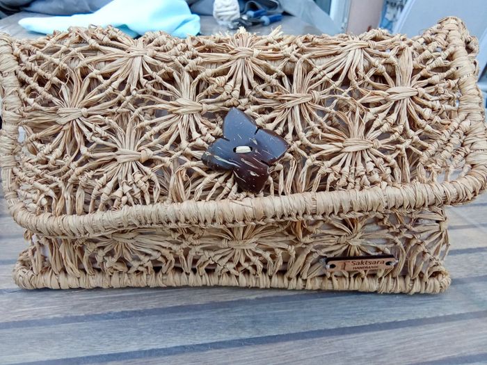 Pochette macramé