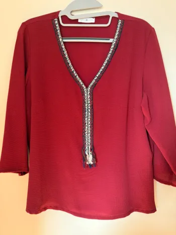 Blouse col V cache cache