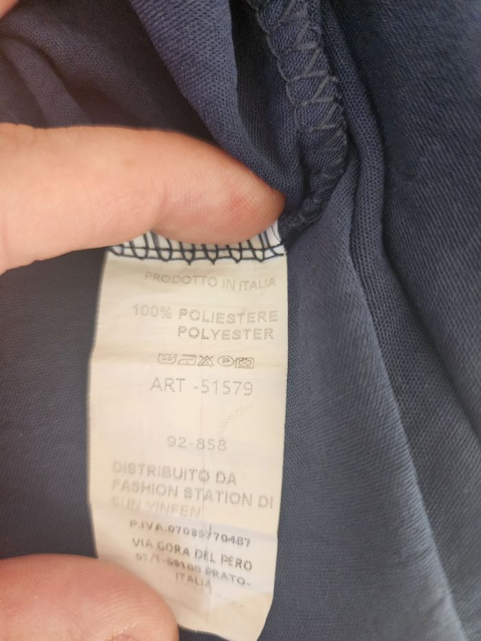 Robe longue bleu marine taille unique - photo numéro 4