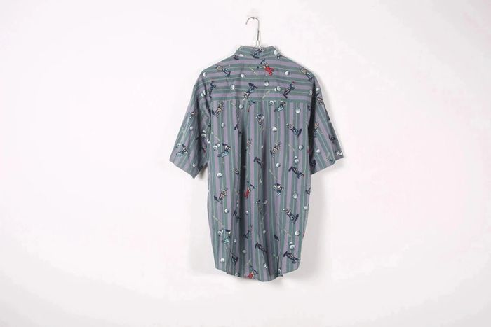 Chemisette vintage 90's en coton motif tribal (#240368) - photo numéro 5