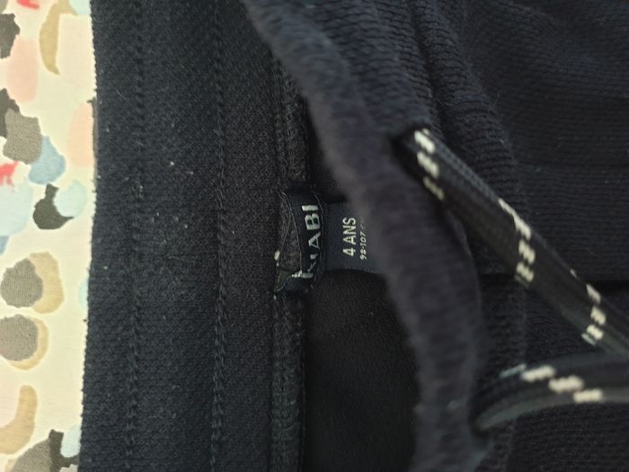 Jogging nid d abeille bleu kiabi 4 ans - photo numéro 4