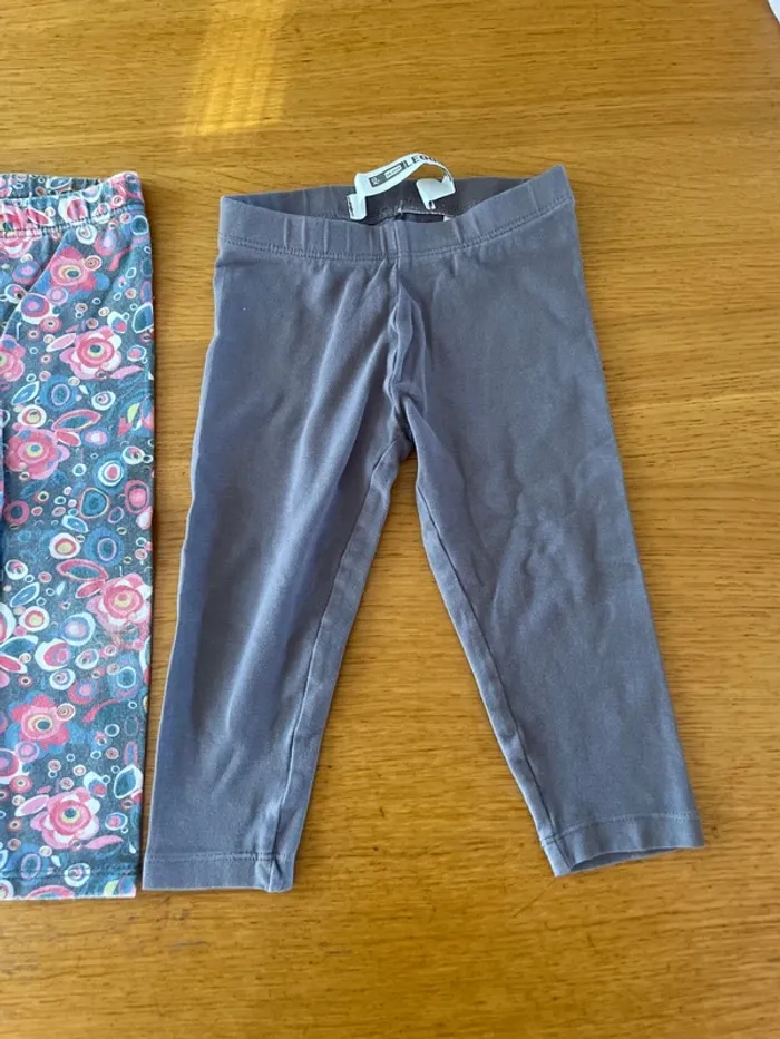 2 legging fille 18 mois - photo numéro 3