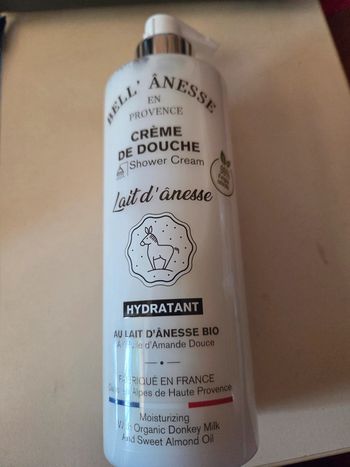 Crème de douche lait d ânesse bio