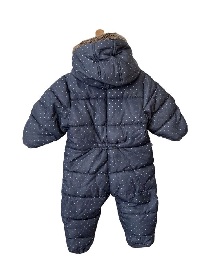 Combipilote chaude déperlante, grise à pois - Obaïbi 6/12 mois (68-74cm) - photo numéro 5