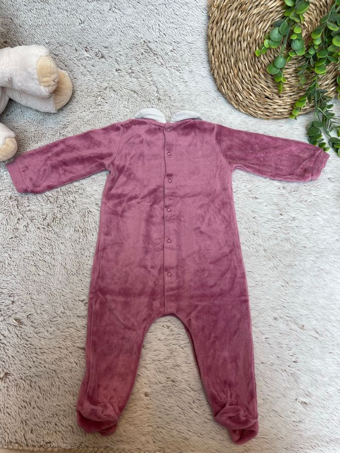Pyjama en velours violet avec col Claudine - Mayoral - photo numéro 6