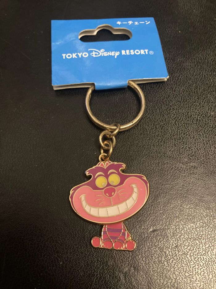 Porte clés Keychain Disney Tokyo Resort - Chat de Cheshire (Cheshire Cat) Alice in Wonderland - photo numéro 4