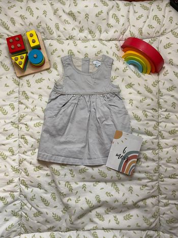 robe sans manches gris 6 mois tex