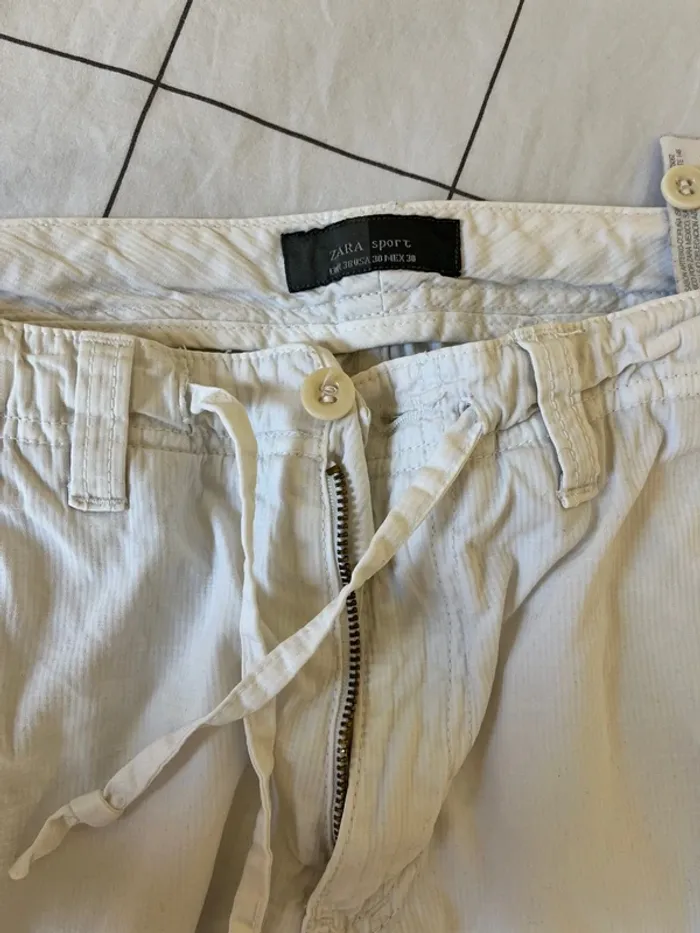 Pantalon Zara crème - photo numéro 3