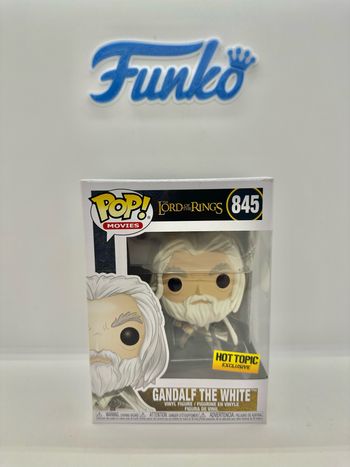 Funko Pop The Lord of the Rings Gandalf The White 845 Hot Topic Exclusive 🇺🇸