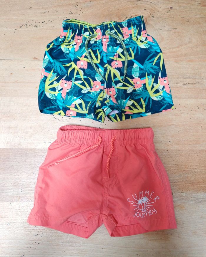 Lot de 2 maillots 6 mois