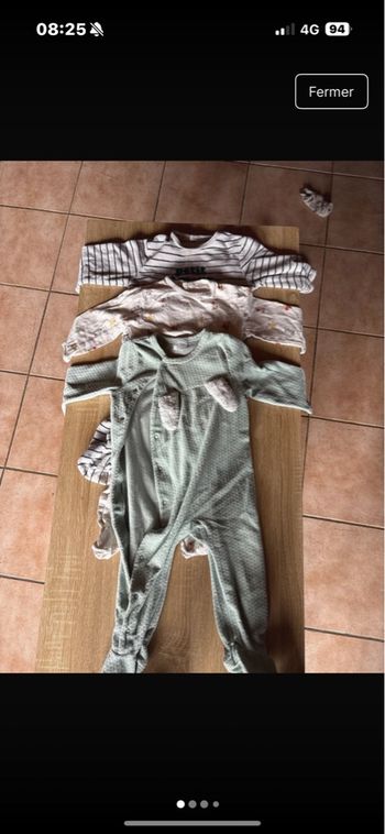 Lot de 3 pyjamas