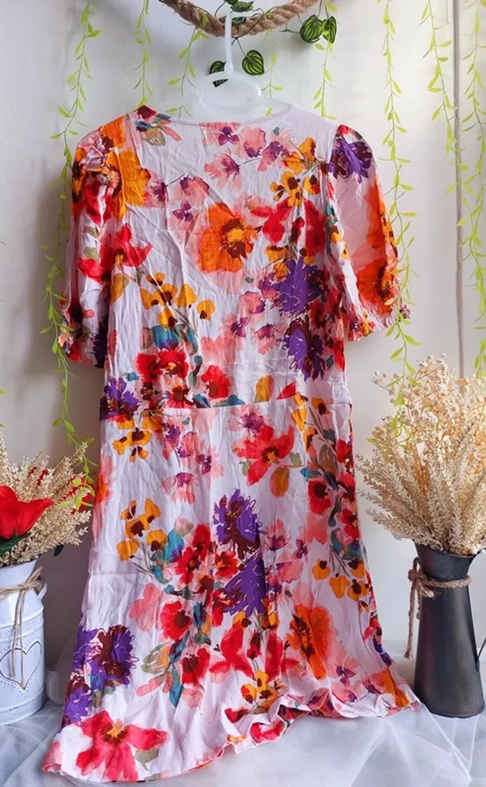 Robe d'été H&M – M – Blanc Fleuri – État : Excellent - photo numéro 2