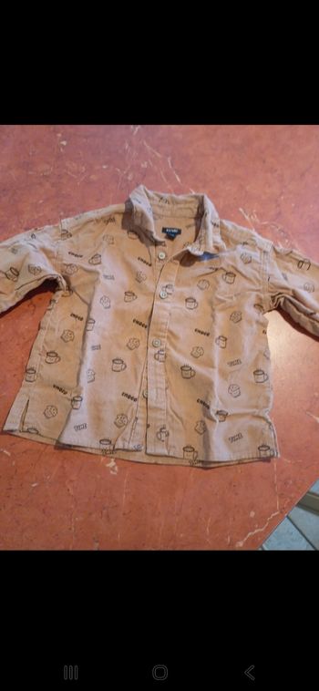 Chemise bébé taille 18 mois