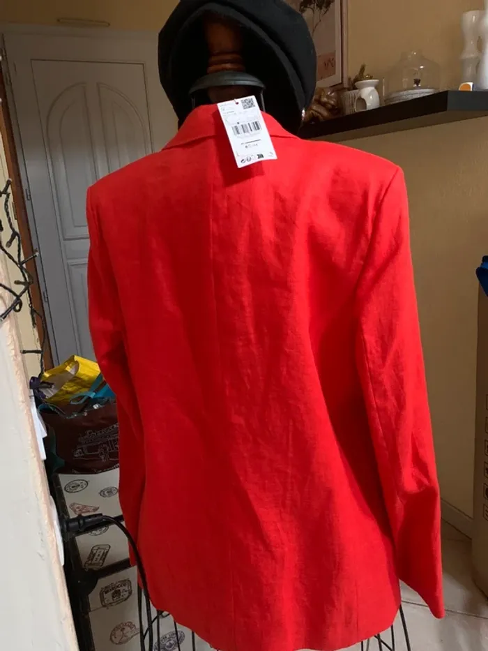 Veste rouge mango - photo numéro 2
