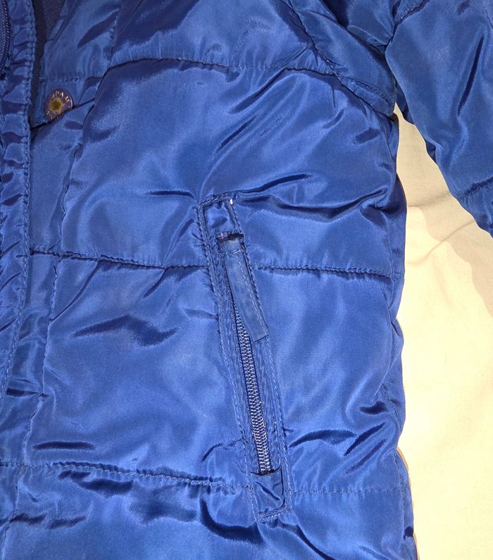 Doudoune interieur polaire bleu 3 ans - photo numéro 7