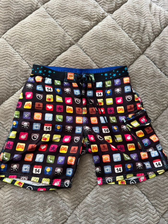 Short de bain pull-in application en très bon état taille m - photo numéro 2