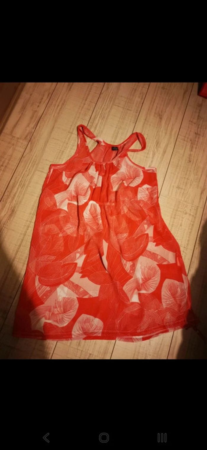 Blouse paréo transparente taille M.
