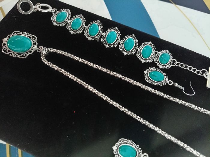 Parure turquoise - photo numéro 2