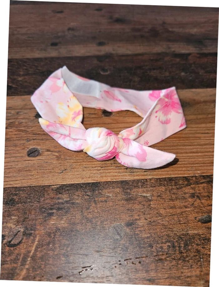 Bandeau cheveux Head band bébé fille 12/18mois 80cm - photo numéro 2