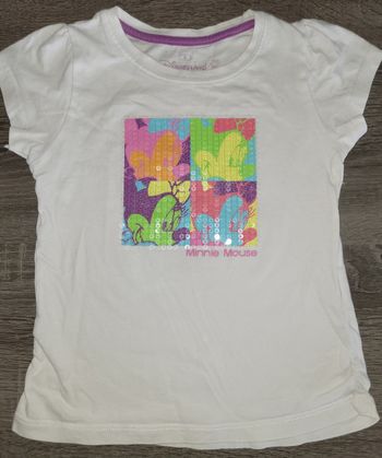 T shirt manches courtes disneyland paris minnie mouse