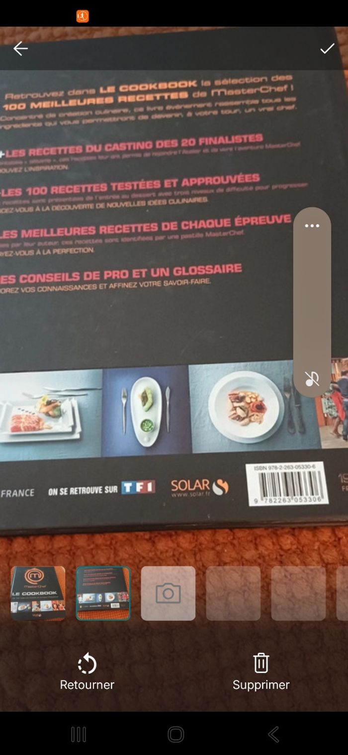 Livre Masterchef le cookbook - photo numéro 2
