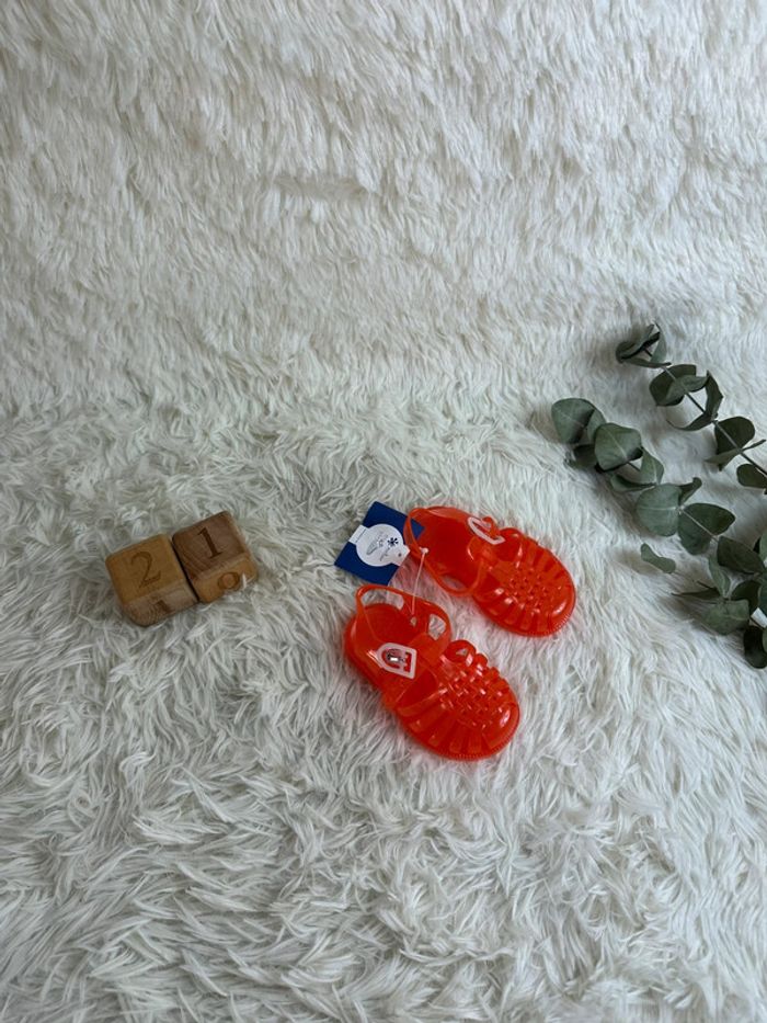 Paire de méduse orange taille 21