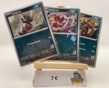 Trio de cartes Promo Scalpion, Scalproie et Scalpereur - SVP 111, 112 et 113 - FR - PROMO