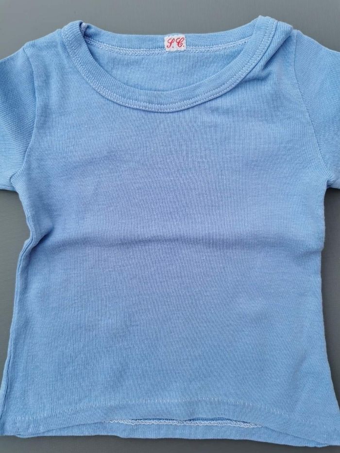 Lot de 2 maillots de corp 12 mois garçon - photo numéro 3