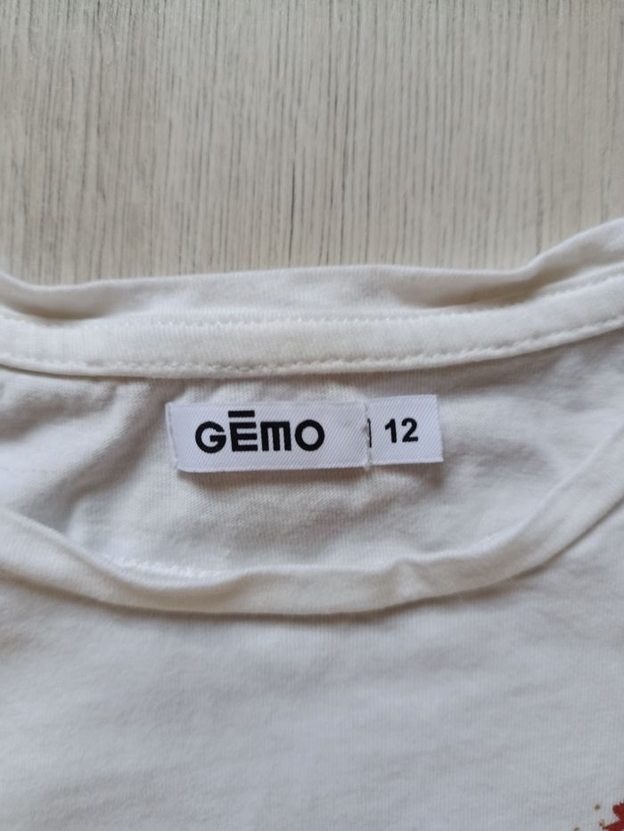 Tee-shirt manches longues marque Gémo taille 12 ans Tee - photo numéro 3