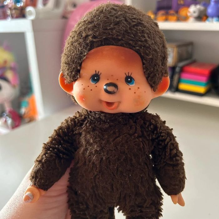 Peluche kiki le vrai singe vintage v - photo numéro 2
