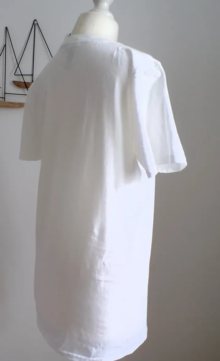 T-Shirt Gildan blanc (motifs brodés) - photo numéro 3