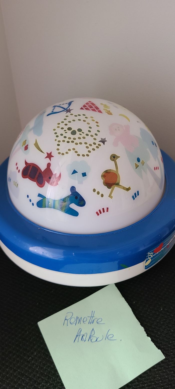 Nuit Enchantée, Ancienne Veilleuse rare & vintage TOMY 1984 Jouet Musicale - photo numéro 2