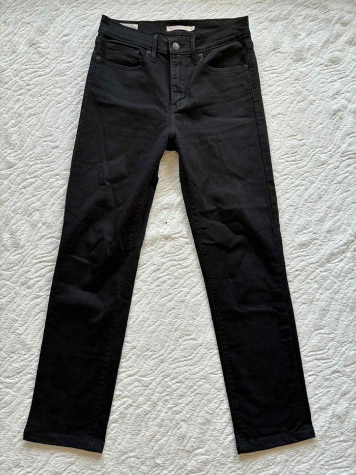 Jean Lévi’s 724 premium high rise straight droit noir W27 36/38 S/M parfaite état - photo numéro 5