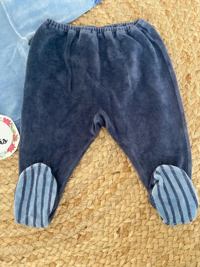 Pyjama 2 pièces petit bateau 6 mois - photo numéro 2