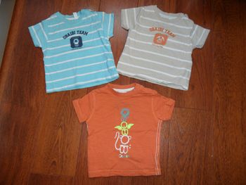 T-shirt printemps-été Garçon, OBAIBI, t. 12 MOIS