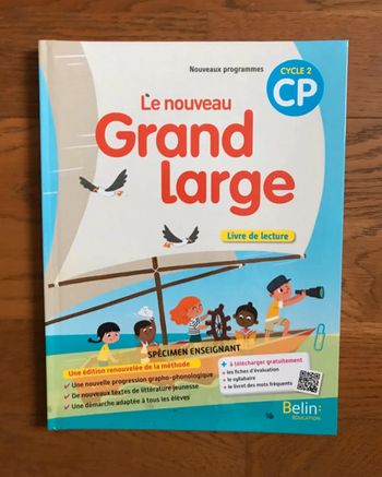 Français CP - Le nouveau Grand large - Livre de lecture