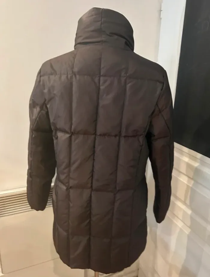 Doudoune, veste, matelassée, marron femme, taille 1/36 - photo numéro 5