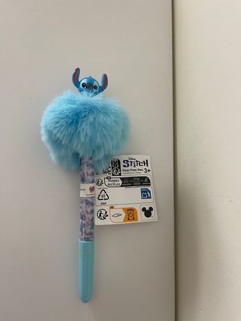 Stylo bille pompom bleu stitch Disney 