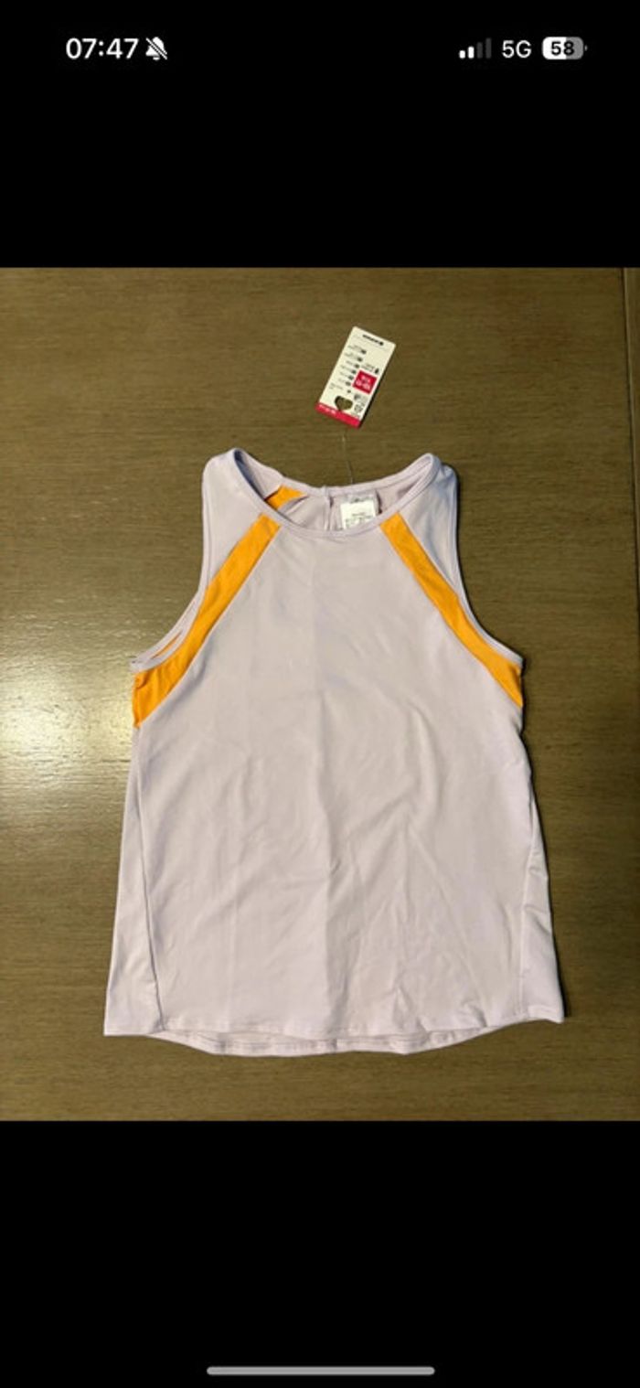 Débardeur de sport fille Décathlon