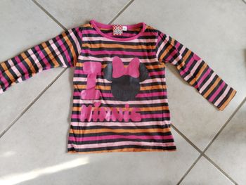 Tee-shirt manches longues Disney, taille 3 ans