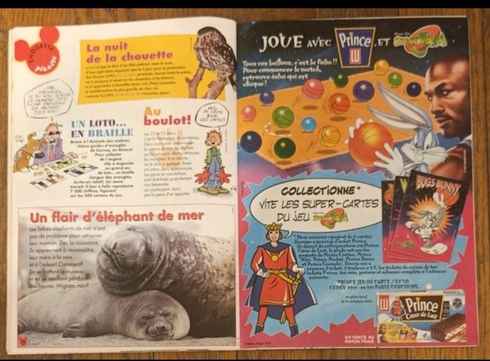 Ancien journal de mickey avec fiches Disneyland Paris N°2335 de 1997 vintage - photo numéro 8