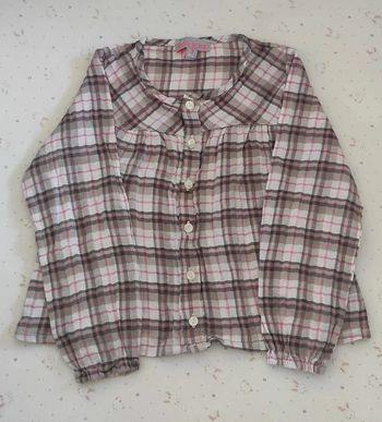 Chemise manche longue fille