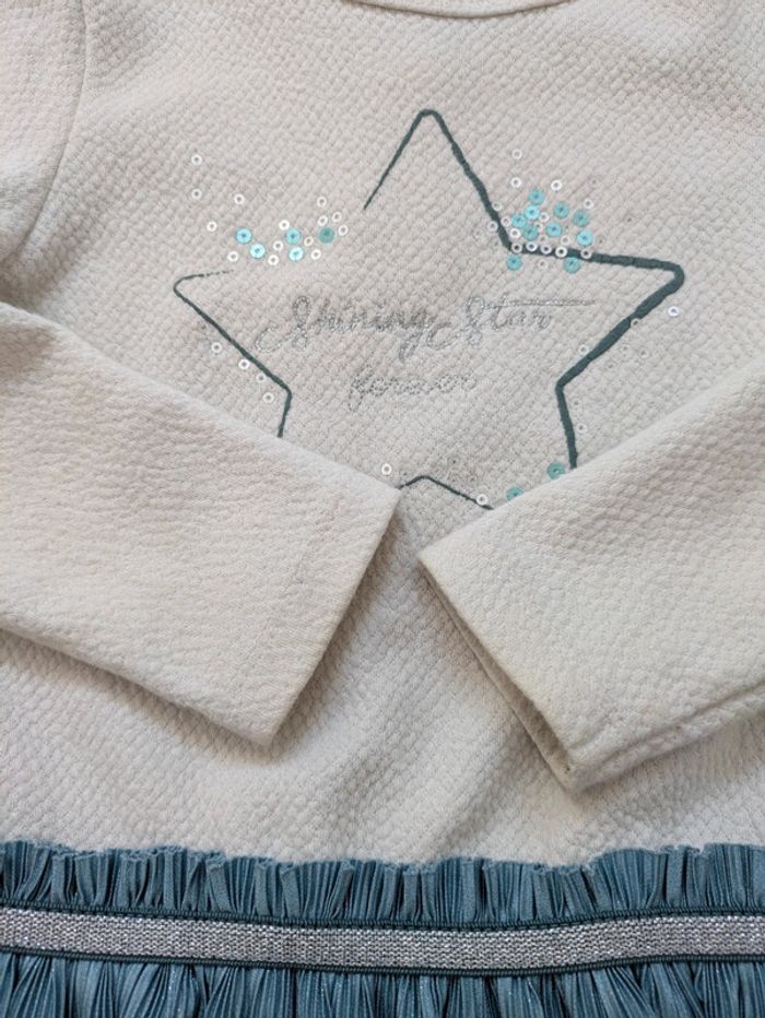 Robe chic crème et bleu Orchestra Premium 3 ans - photo numéro 8