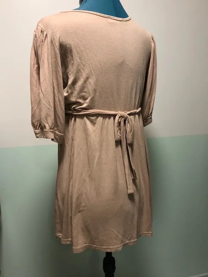 Haut femme taille empire large taille M beige crème - photo numéro 7