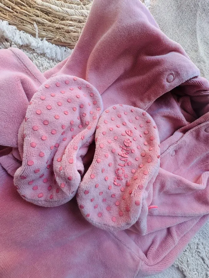 Pyjama vieux rose Noukie’s 18M 86cm - photo numéro 4