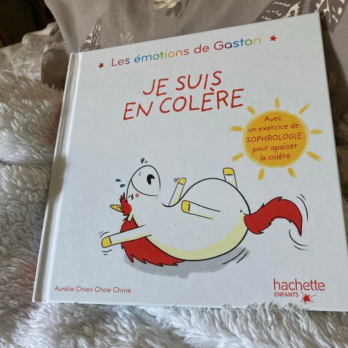 Livre les émotions de Gaston, je suis en colère